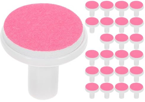 Housoutil 24 Stück elektrische Nagelfeile Baby-Ersatzpads, Baby-Nagelfeile elektrische Ersatz, gefrostete Baby-Nagelknipserklingen, geeignet für Standard-Baby-Nagelfeilen ab 12 Monaten