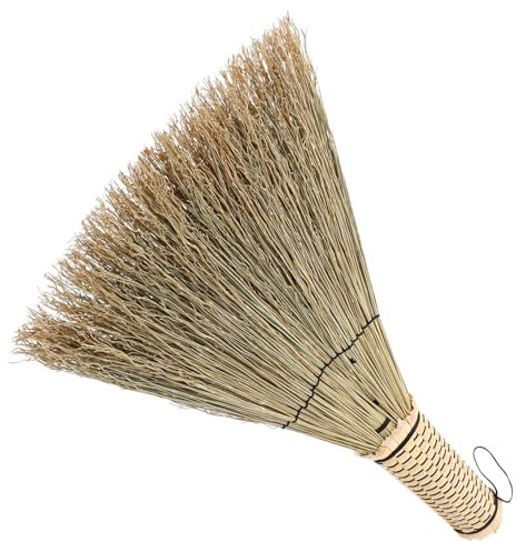 ABOOFAN Woven Corn Broom Hand Broom Straw Brush 26cm Mini Desktop Dusting Brush Household Cleaning Supplies for Bedroom Sofa Carpet