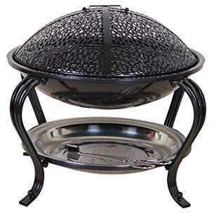 Brasero en acier inoxydable sans fumée pour intérieur et hiver, chauffage au charbon de bois, poêle d'extérieur pour la maison avec gril, grande taille