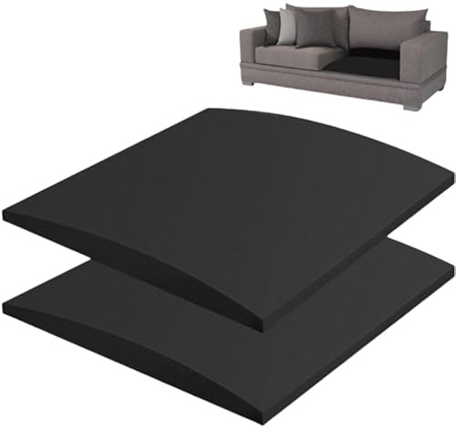 2Pcs Sofa Cushions Support for Sagging Seat, High-Density Under Couch Sag Repair, 50 x 50cm Cushion Support Foam Replacement for Sagging Seat Loveseat Chair
