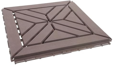 VILLCASE Outdoor Garden Flooring Interlocking Plastic Flooring Deck Tile Patio Floor Tiles for Garden Path