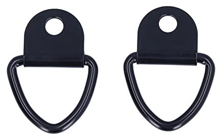 ANGGREK 2pcs Remorque à Crochet Tie vers le Bas des Ancres Lourds en V Boulon d'anneau sur un Montage avec un Revêtement Imperméable pour les Camions Remorques VUS Boats