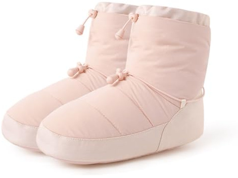 Hixingo Botas Calentamiento Ballet, 34-45 Zapatillas de Ballet Mujer Invierno Cálidas Botas de Calentamiento Ballet Gomas de Sujeción para Práctica de Baile (BL23 Rosa,Grande)