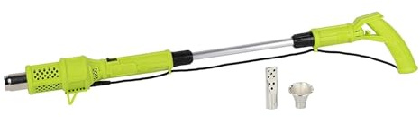 Elektrischer thermischer Unkrautvernichter, 2000 W, Unkrautbrenner, elektrischer Rasenmäher, Heißluft-Unkrautvernichter, bis zu 650 °C, Grasentfernungswerkzeuge, Flammen-Unkraut,Hohe Effizienz(Green)