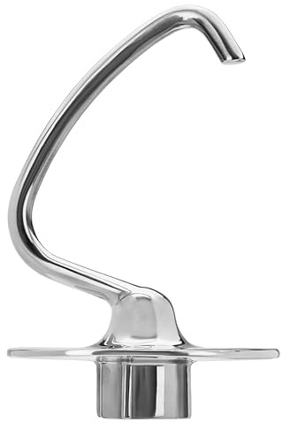 KitchenAid Crochet pétrisseur en acier inoxydable KSM5THDHSS pour batteurs sur socle KitchenAid à tête inclinable de 4,5 et 5 litres
