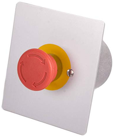 Not-Aus Schalter mit Pilzknopf unterputz rastend UPR1-S, Not-Stopp Hauptschalter