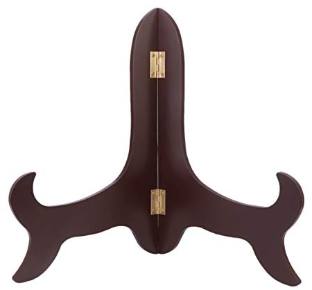 BESPORTBLE Tea Cake Stand Wooden Display Stand for Plate Display Tea Cake Rack Dish Holder Classic for Diameter