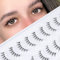 10 Paires Faux Cils Naturel Petit Diable Cils 3D Souples Bandeau Cils Fait Main Faux Cils Court Transparent Band Eyelashes par EMEDA (Little Devil)