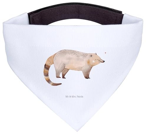 Mr. & Mrs. Panda Hundehalstuch M Nasenbär - Geschenk, mittel, Tiermotive, Gute Laune, lustige Sprüche, Tiere, mittelgroße Hunde, Rüsselbär
