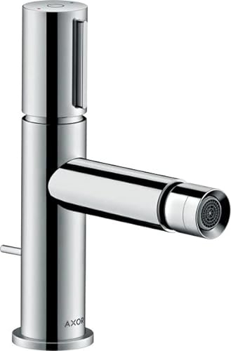 hansgrohe AXOR Uno Select Bidetmischer, Zugstangen-Ablaufgarnitur, Farbe: Polished Gold Optic
