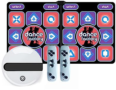 DSOUWEH Tanzmatte TV Dual Use Schnittstelle Kunststoff Somatosensorische Tanzmaschine Gewichtsverlust Kissen Laufspiel Decke Karte einlegen