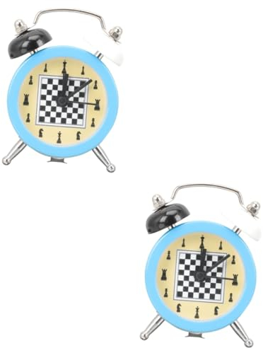 Alipis 2stücke Mini Alarm Clock Desktop Schach Timer Tragbarer Batteriebetriebener Wecker Zufälligen Farben Für Schachspiele Tischuhr Kompakt Und Vielseitig Einsetzbar