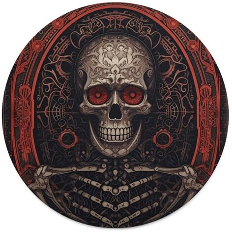 Rundes Strandtuch, Skelett, bedruckt, Reisedecke, personalisierte Decke, Yoga-Decke, Mikrofaser, Strandtuch, dicke Tischdecke, Unisex