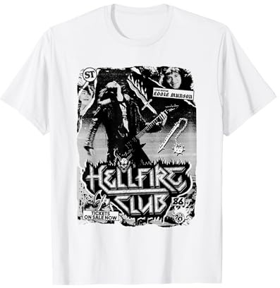 Stranger Things Hellfire Club Poster T-Shirt