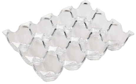 OSALADI 1pezzi Contenitore Trasparente Per Uova Acrilico Scatola Anti- Per Frigorifero Organizzatore Salvaspazio Per Uova Fresche e Conservazione