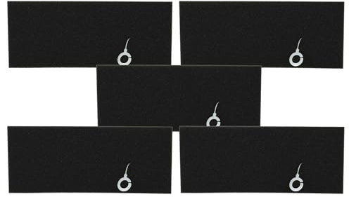 vhbw 5x filtro compatibile con Bosch LOGO BAGLESS SIN BOLSA 2000 W BSG6208203 aspirapolvere - Filtro in spugna