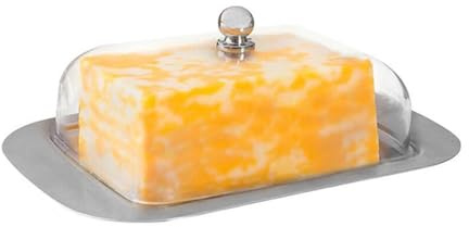 Piatto Cosparso Di Burro, Piatto Chiave Di Burro Senza Scivolamento Con Coperchio, Piatto Cosparso Di Burro, Contenitore Di Stoccaggio Burro Ermetico Per Frigoriferi E Frigoriferi, Piatto Di