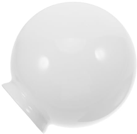 ERINGOGO Abat-jour Verre Sphérique Blanc Laiteux Cache Pour Plafonnier Ventilateur De Plafond Éclairage Doux Anti-éblouissement Adapté Chambre Et Salon