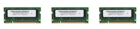 Janasiba 3 x 4 GB DDR2 Laptop RAM 667 MHz PC2 5300 SODIMM 2RX8 200 pines para memoria de portátil