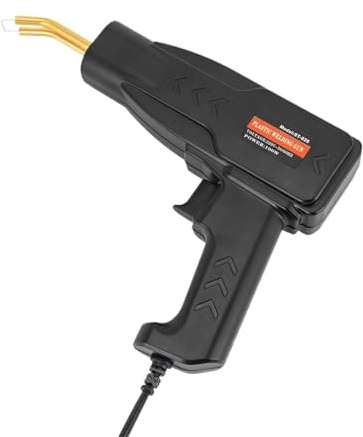 Pistola soldadora de plástico portátil 100W, herramienta reparación salpicadero coche, máquina soldadura eléctrica para automoción/motocicleta/bricolaje(Black)