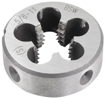 Terraja de Rosca Métrica Troquel derecho estándar británico de 55° 1/8 1/4 3/8 7/16 3/4 1-8 2-4.5, máquinas y herramientas manuales for roscado externo(BSW 3l8-16)