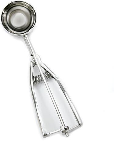 Norpro stainless steel scoop, 56MM (4 Tablespoons), As Shown