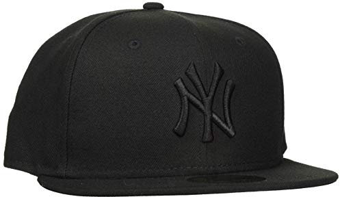 New Era MLB Basic NY Yankees 59Fifty Fitted - Cappello con visiera, Nero (black), 6 3/8