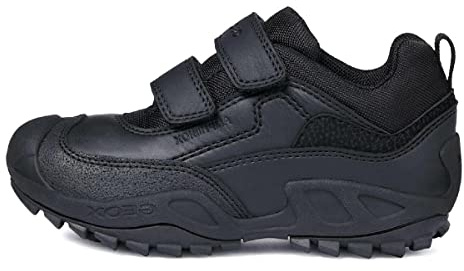 Geox Boy's J New Savage B a Shoes, Black, 13 UK