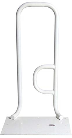 Bettgitter für ältere Erwachsene Sicherheit am Bett befestigen, Handlauf am Bett Stand Assist Bettgriff Bettschutzgitter Aufstehhilfe, Weiß