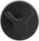 WENKO Wandhaken Duo Bosio Black matt, Edelstahl, inkl. Schraubmaterial, Ø 5,5x5,5 cm, Schwarz matt
