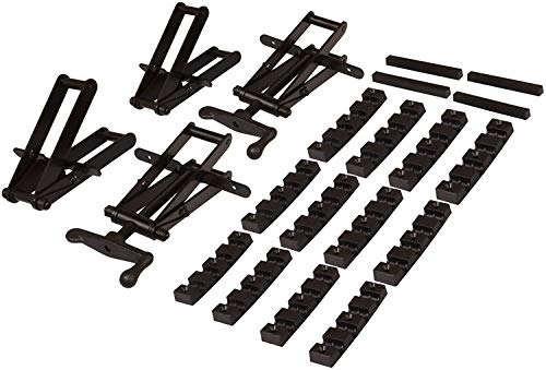 Peachtree Woodworking Supply Druckklemmen, 4-Wege-Klemmen, für Spanplatten, mit Druck aus allen vier Richtungen, 2 Stück Ideal für Holzarbeiter, Schrank- und Möbelbauer