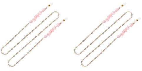 GALPADA 2stücke Stylish Crystal Eyeglass Chain Delicate Alloy Glasses Cord Für Chic Sonnenbrillen-rope Schutz Vor Verlust Und Beschädigung