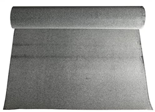 DSTOCK60 - Rouleau 2 Mètres de sous-couche bitume noir sablé pour chape – Largeur 1 m – Epaisseur 1 mm – Couvre 2 m² - Découpe au mètre - Etanchéité toit, niche, cabane….