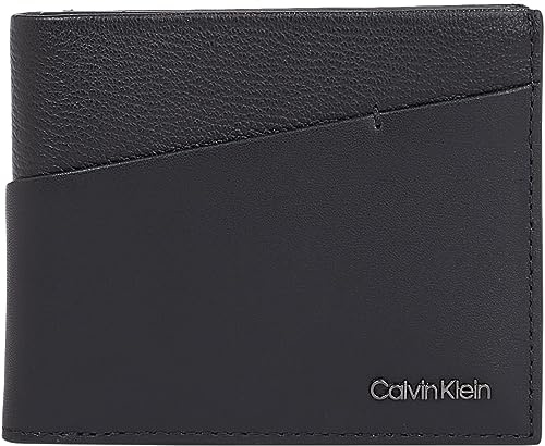 Calvin Klein Herren Portemonnaie mit Münzfach, Schwarz (Ck Black), Onesize