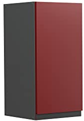 Vicco Hängeschrank R-Line, Rot, 30 cm | 1 Tür · 1 Einlegeboden · Tiefe – 31 cm · ✓ Frei kombinierbar · ✓ Praktischer Stauraum