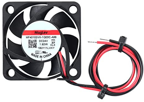 12V/24V Bearing Brushless DC Cooling Fan 3D Printer Hydraulic Bearing Cooling Fan Computer Fan (24V)