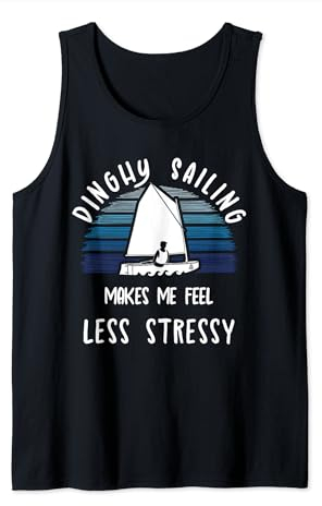 Lustiges Dinghy Segeln Spruch Laser Optimist Segelboot Tank Top