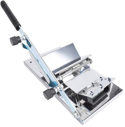 Meat Slicer Machine for Home Manual Meat Slicers Stainless Steel Meat Cutter Beef Mutton Roll for Hot Pot BBQ Food Slicer Slicing Machine for Hot Pot Home Cooking BBQ