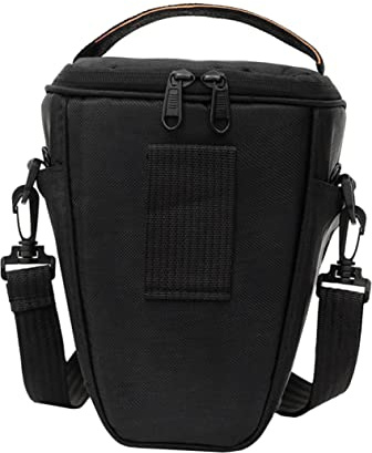 Mikikit Borsa Per Fotocamera Leggera e Portatile Custodia Scomparti Versatili Per Obiettivi e Accessori Resistente e Pratica Per Fotografi Di Viaggio Aperto