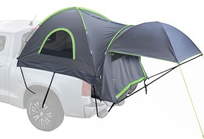 VEVOR Waterproof PU2000mm Spacious Double Layer Design, SUV Camping Tent with Shade Awning and Mesh Windows, Includes Rainfly and Storage Bag