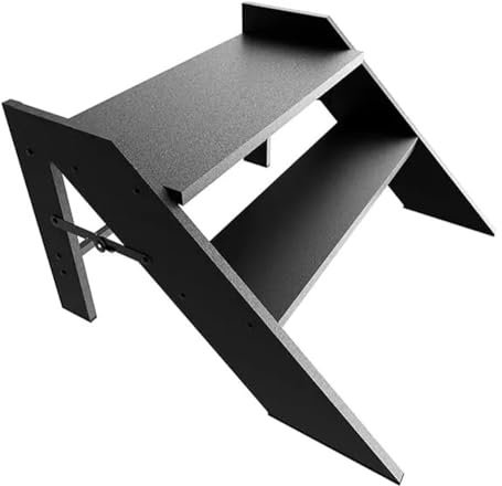 ATATKRT Marchepied Pliable à 2 marches for Camping-Cars et caravanes, escalier Portable antidérapant, Design Compact, Installation Facile, Usage extérieur intensif