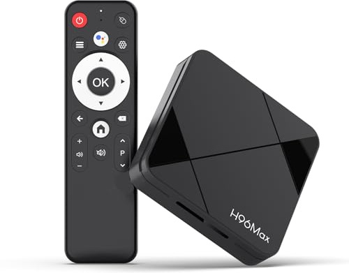 H96 Max 3518 Android 14.0 ATV Box Quad-Core WiFi6 2.4G/5.8Ghz BT5.0 4K AV1 Ultra HD Reproductor doméstico inteligente con control de voz