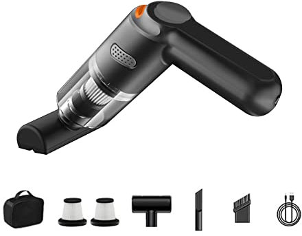 THINCAN Aspirador portátil para coche, inalámbrico, 10000 PA, 120 W, limpiador de vacío inalámbrico