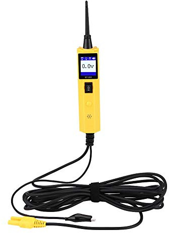 BOROCO KFZ Stromkreistester 12-24V,Power Short Circuit Probe Tester with LED,Auto Durchgangsprüfer,Spannungsprüfer mit 6m Kabellänge,Polaritätstester für Auto, LKW(Mehrsprachig)