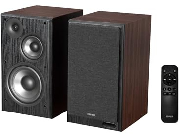 Edifier R2750DB MKII Aktiva Bokhyllehögtalare, 144W RWS | 3-vägs Aktiv Studiomonitor, Subwooferutgång, Högupplöst Ljud, Bluetooth 6.0, LDAC, HDMI, OPTISK, KOAXIAL för Skivspelare, PC
