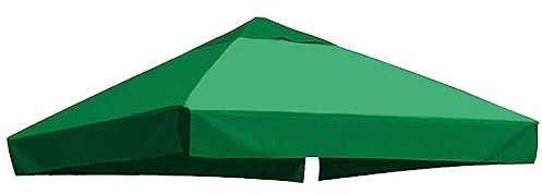 Copertura di ricambio impermeabile per gazebo, 3 x 3 m, copertura per tettuccio – parasole per padiglione tenda da esterno durevole a 1 livello per giardino, patio ed eventi