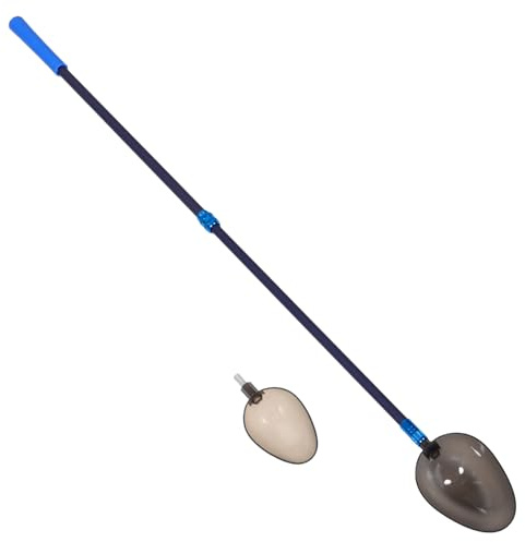 Abaodam Juego de Cucharas para Cebar Pesca, Herramienta para Alimentar Señuelos, Cuchara Grande para Lanzamientos Largos, Caña Manual Resistente, Accesorios para Pesca al Aire Libre