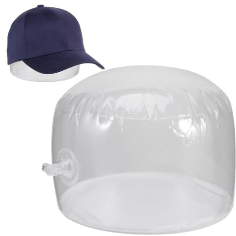 Uppblåsbar hatthållare, Uppblåsbar hattställ Utrymmesbesparande bärbara | Hatt Desktop Organizer, rymmer alla typer av hattar inklusive baseboll, fiskare, stickad för ditt vardagsrum