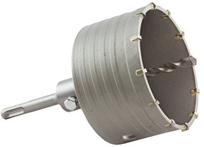 Bohrkrone Dosenbohrer Lochbohrer Lochsäge Kernbohrer SDS Plus 100 mm mit Bohrer (SDS100)