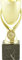 Mini Pokal Award Texas inkl. hochwertigen Alu-Gravurschild mit Wunschtext (Gold, 18 cm)